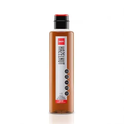An image of a bottle of shott syrup hazelnut