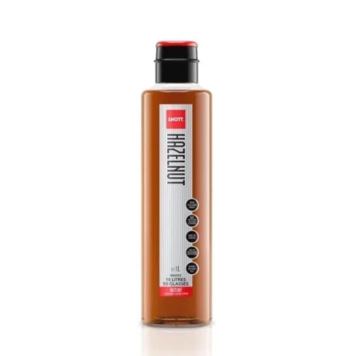 An image of a bottle of shott syrup hazelnut