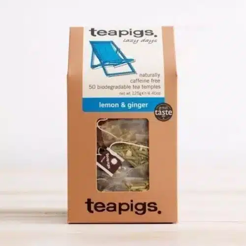 An image of a bag of Teapig lemon & ginger