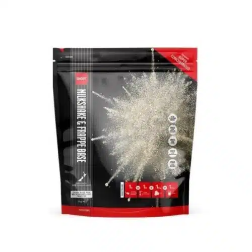 An image of a bag of coffee on a deskSHOTT milkshake and frappe base