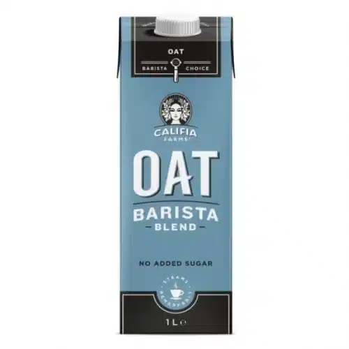 An image of a carton of oat milk barista blend