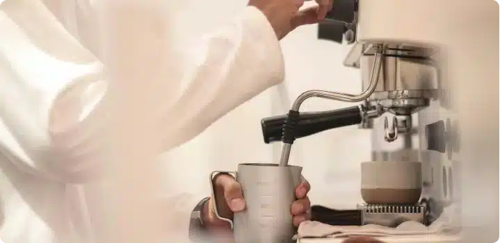 Coffee Machine with Steaming Wand