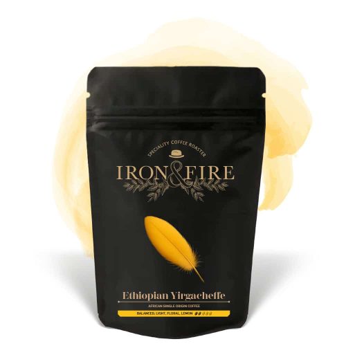 Iron and Fire Coffee bag ethiopian yirgacheffe